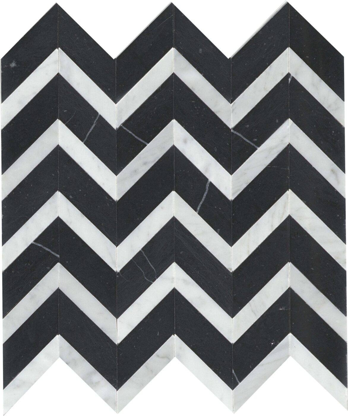 Bizou Polished Chevron Mosaic