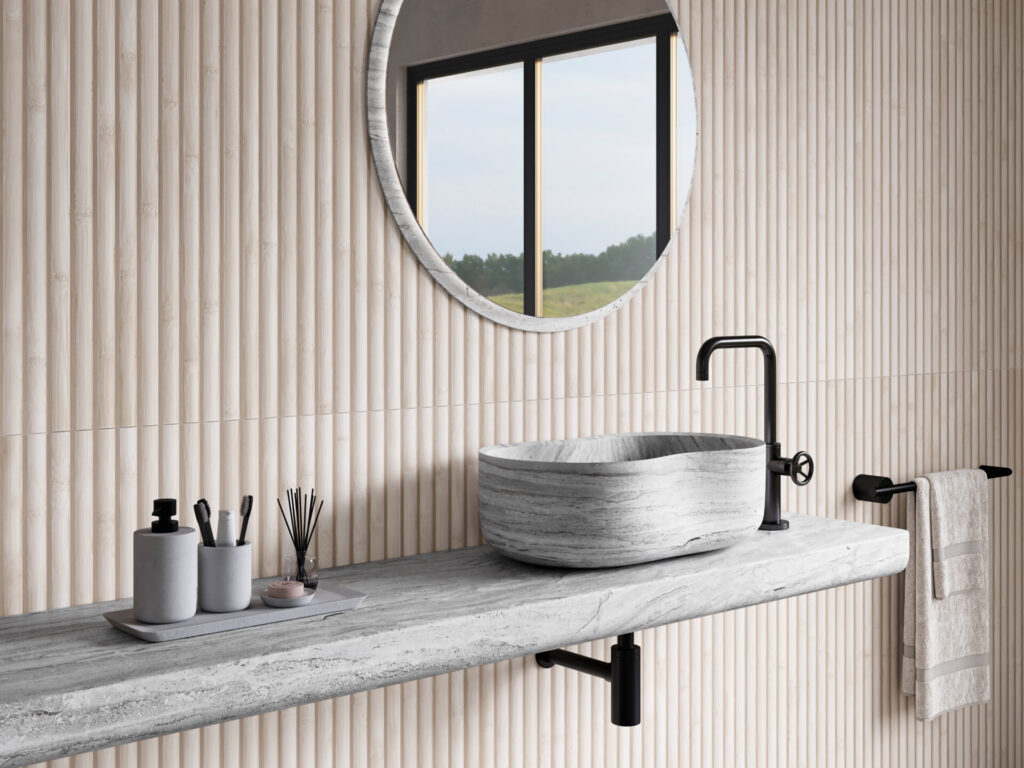 murali bamboo wall sample bathroom