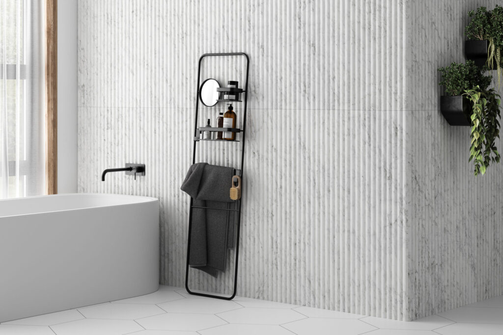 Murali Marmi wall sample bathroom