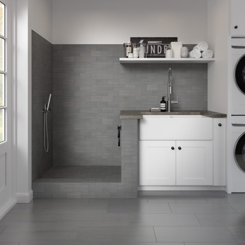 Prodigy sample laundry room floor in mill