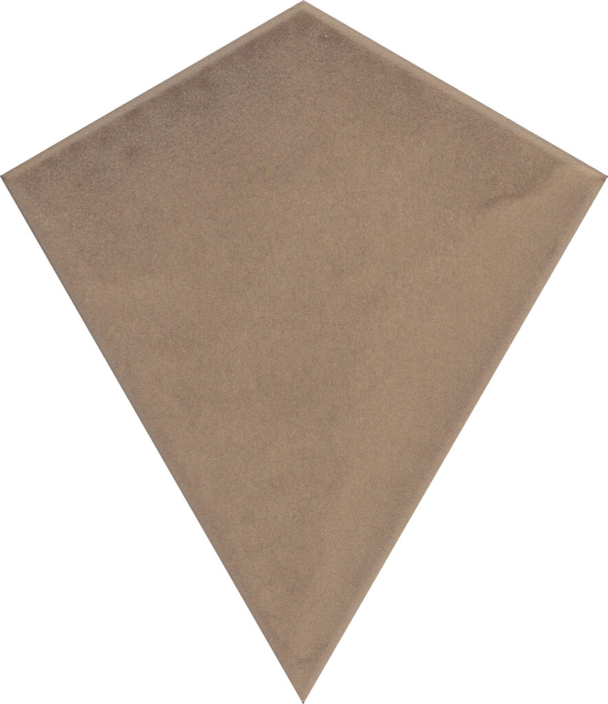 Skite Glazed Ceramic 6 x7 Brass tile