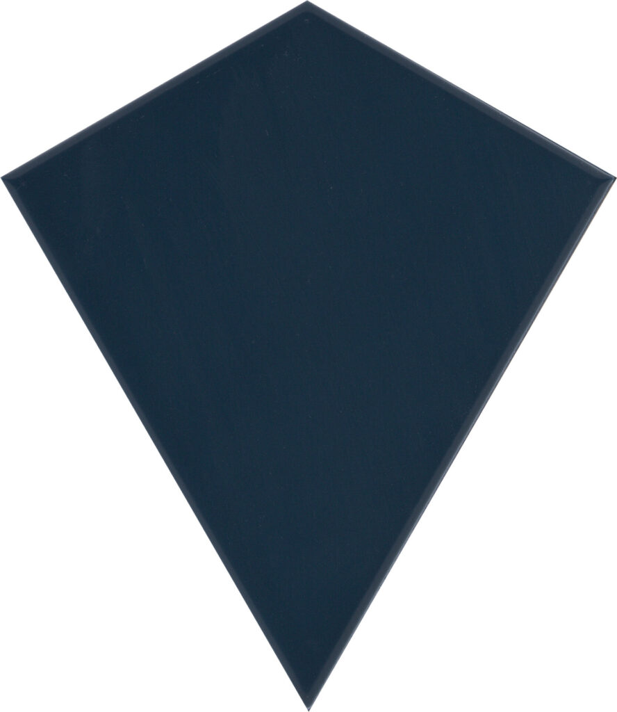 Skite Glazed Ceramic 6 x 7 Navy