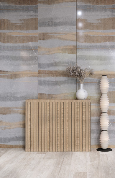 TERRAMOR FUSE GRIGIO HONED 24X47-POR wall sample