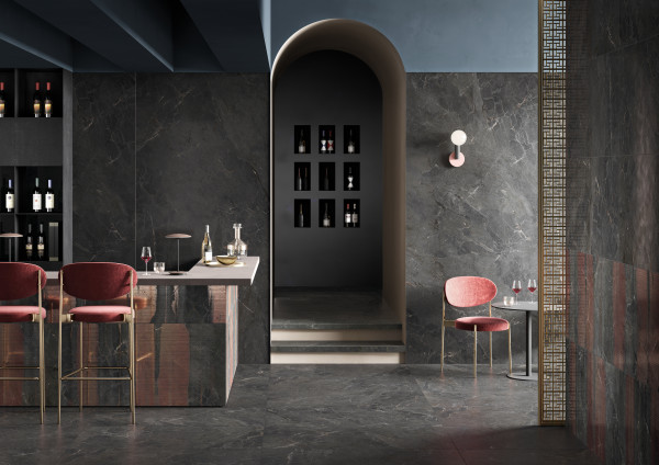 TERRAMOR FUSE NERO HONED 24X47-POR nero sample