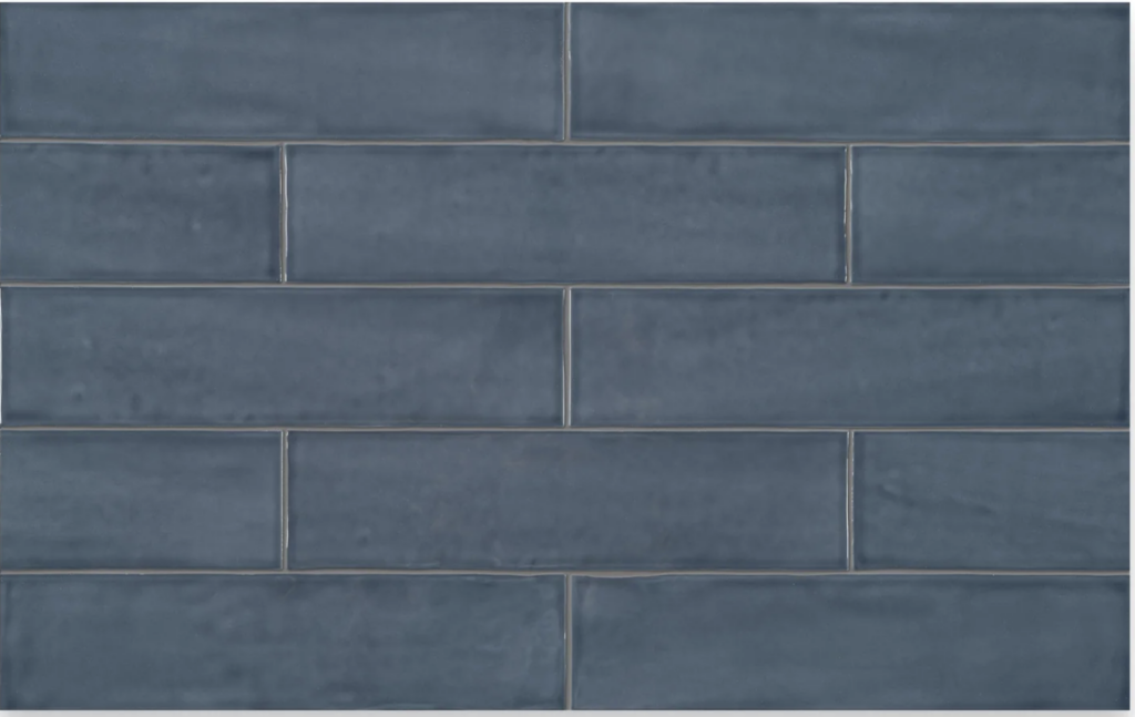 Watercolors 3 x 12 Glossy Rectangle Tile sample