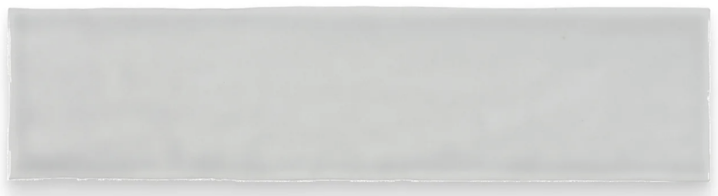 Watercolors 3 x 12 Glossy Rectangle Tile Silver