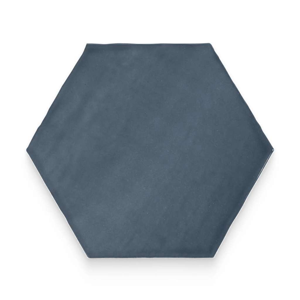 Watercolors 6x6 Ink Glossy Hexagon Tile