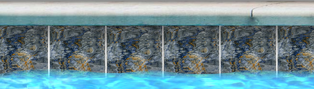Inka Blue Quartz pool sample