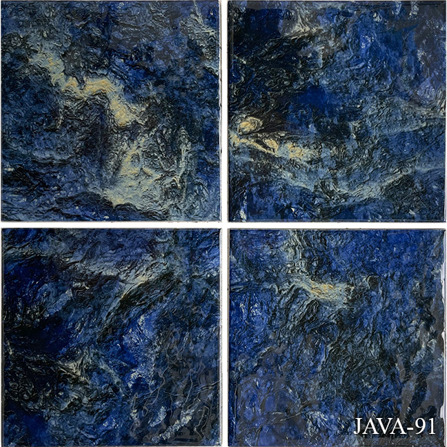 Java 6 x 6 Forest Blue