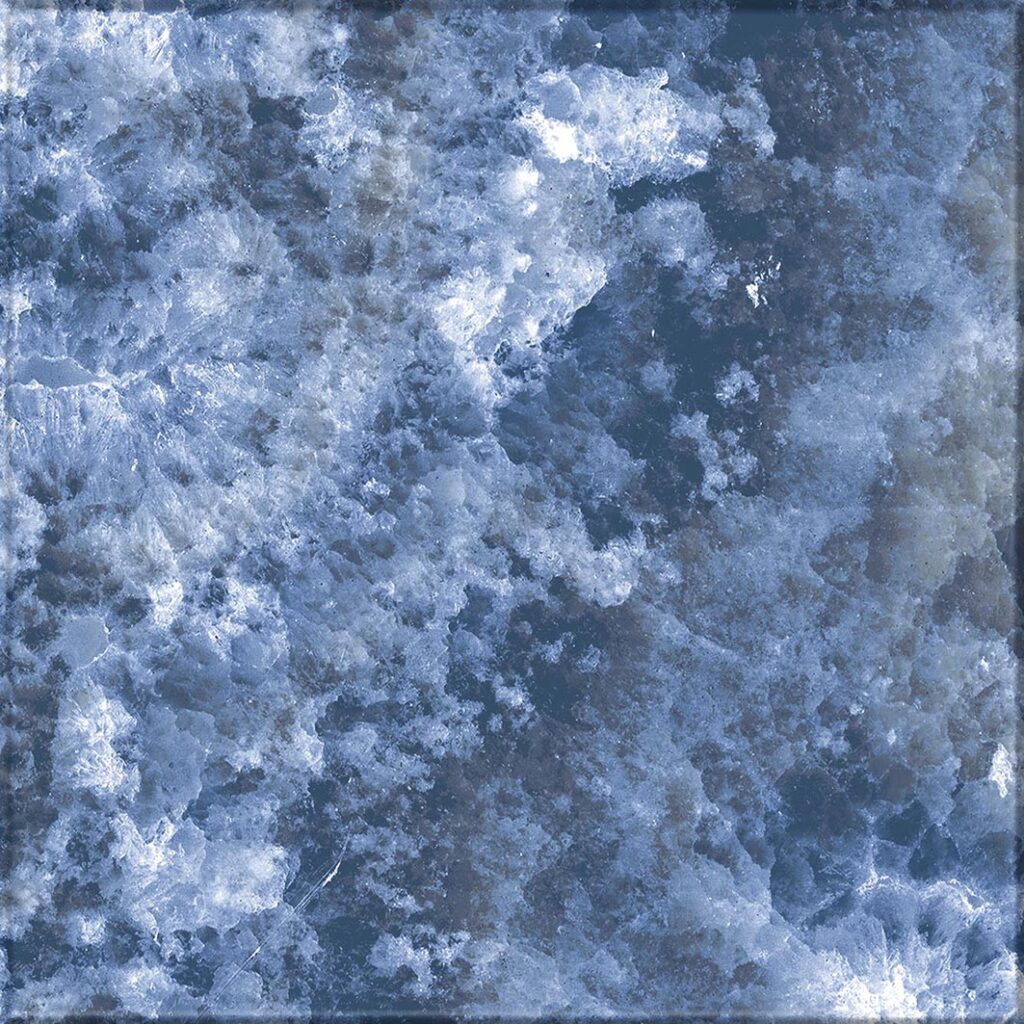 6X6 Moon Blue Glossy Porcelain Tile
