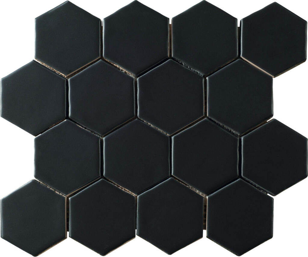 Artistic Reflections Matte Onyx Hexagon