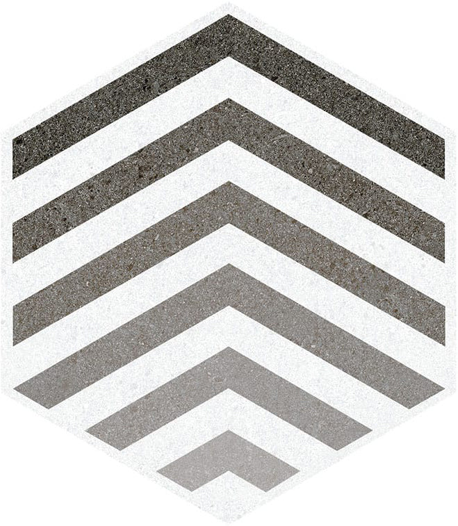 BAUHAUS 9x11 Hex Arrow