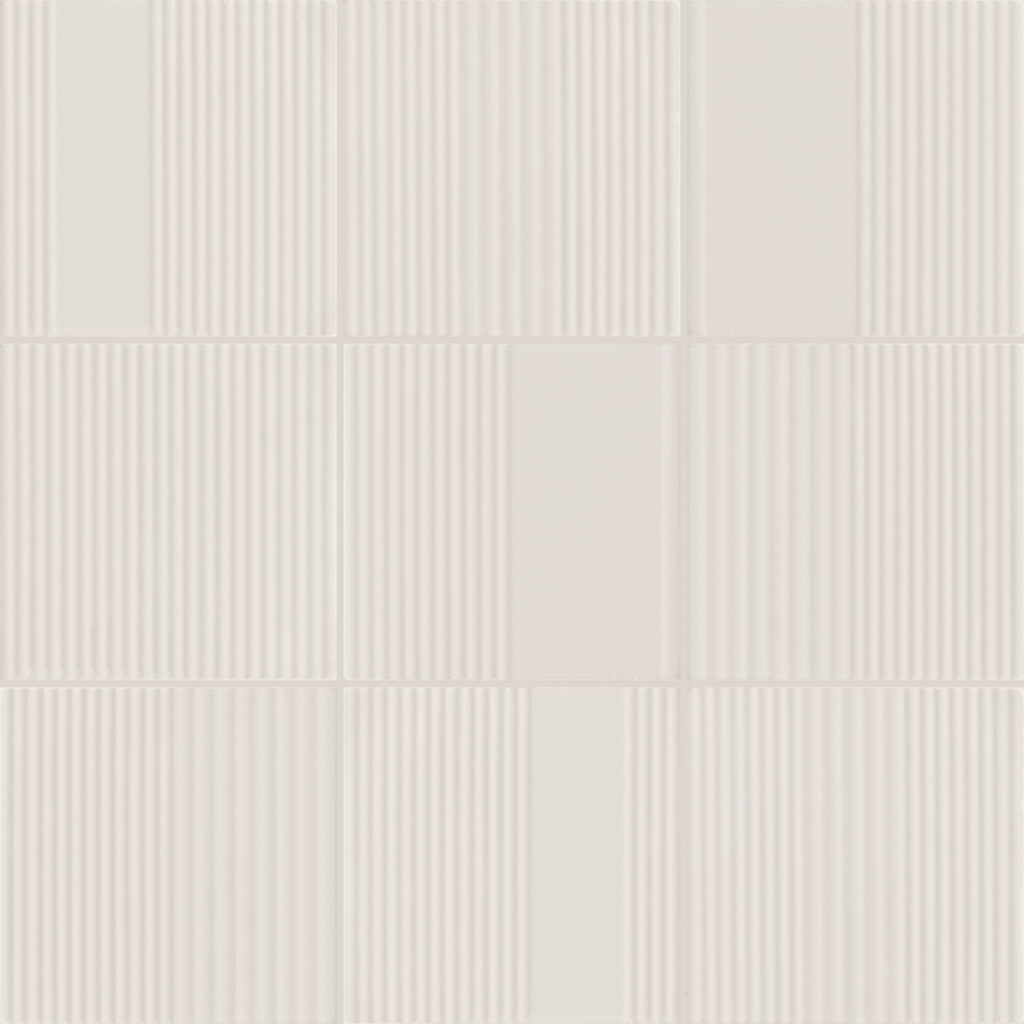 Bone Square Ripple Mix