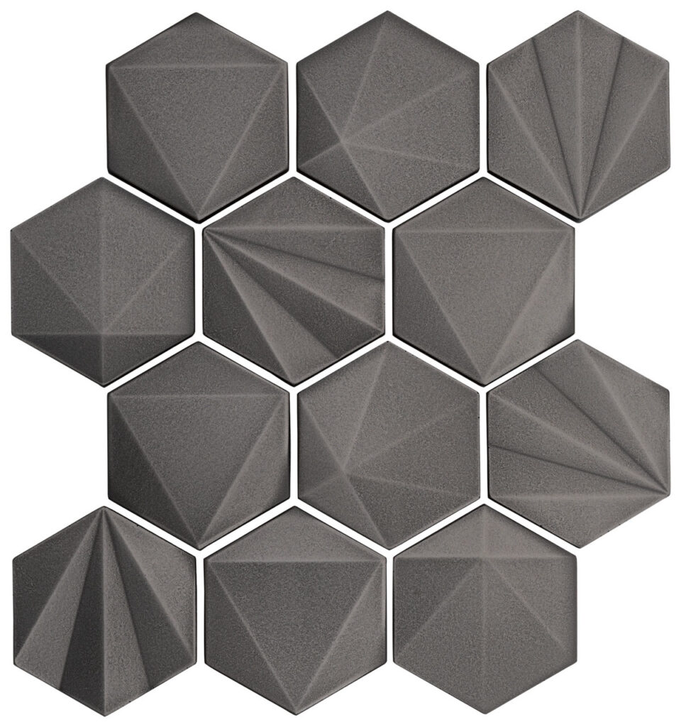 Gunmetal Hexagon