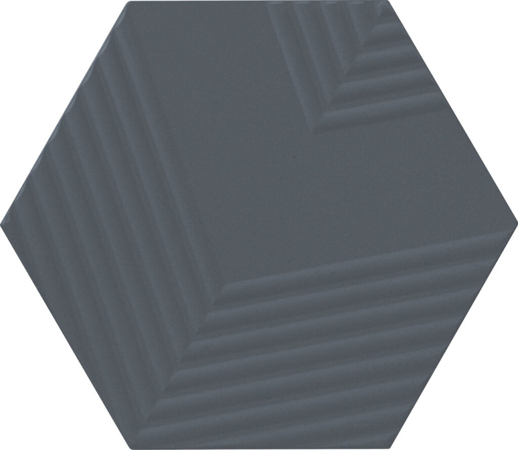 Indigo Hexagon Ripple Mix 2