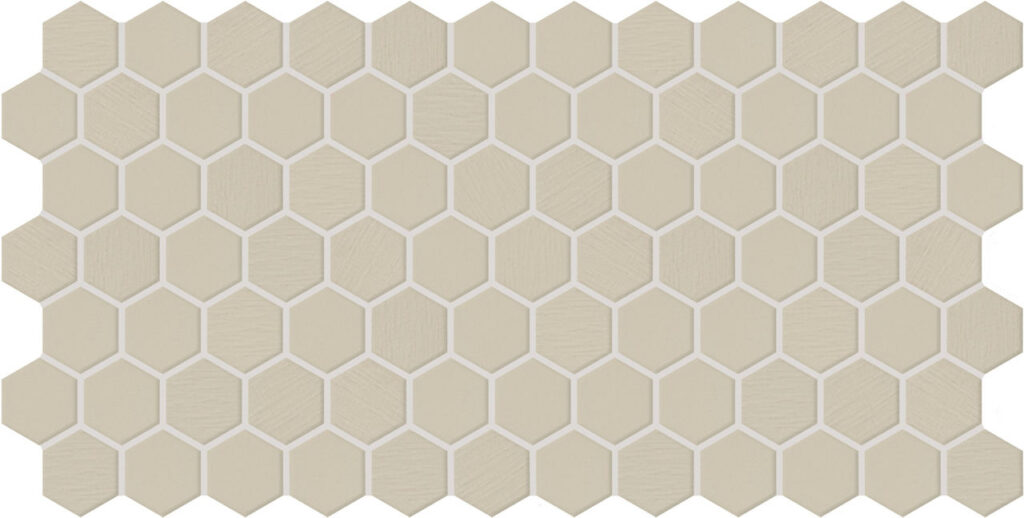 Keystones 2 Hexagon Mosaic Urban Putty