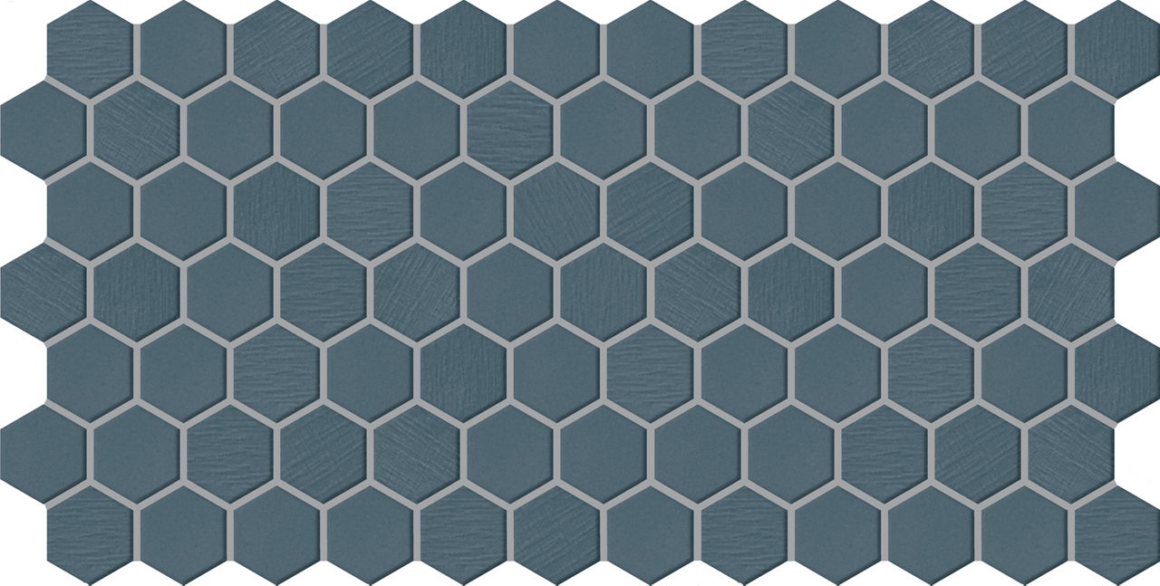 Keystones 2″ Hexagon Mosaic in Black, Arctic White & Galaxy