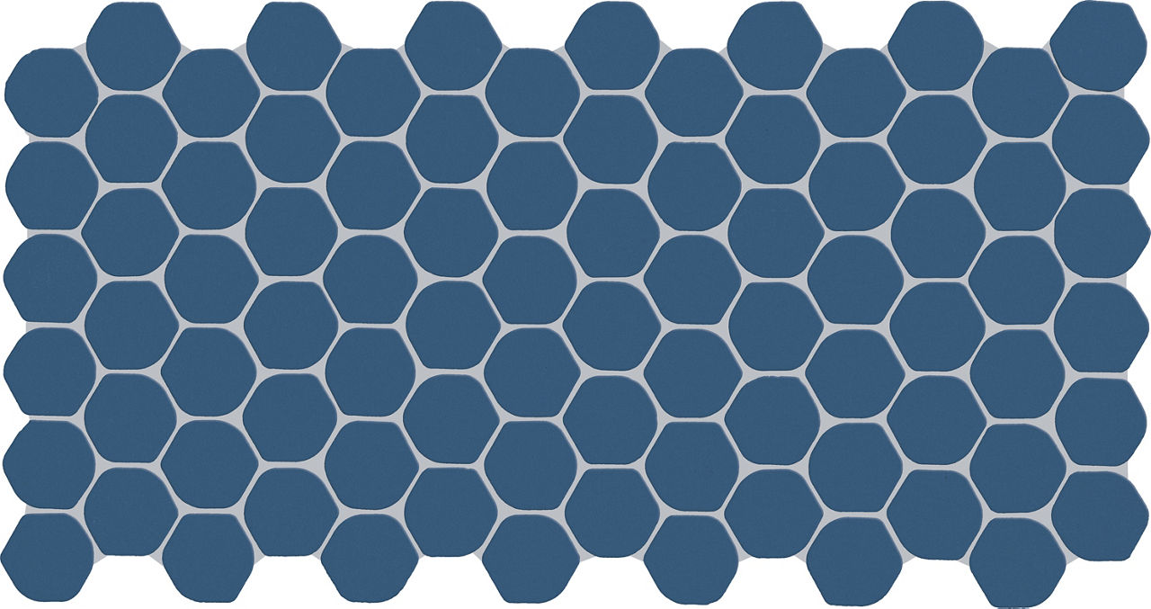 Keystones 2″ Organic Hexagon Mosaic