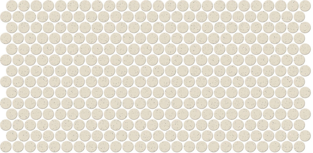 Keystones Penny Round Pepper White