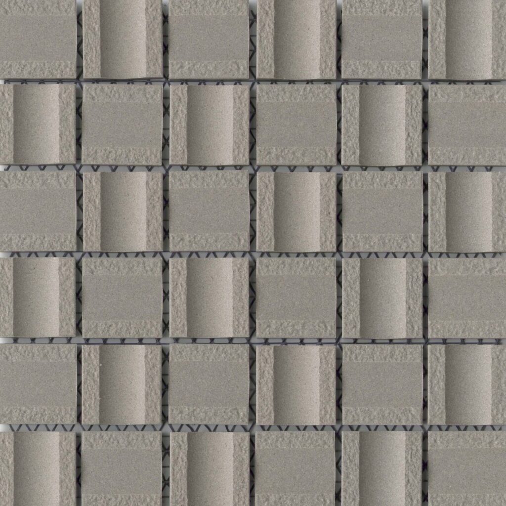 MODAN™ 2x2 Mesh Mosaic Silver