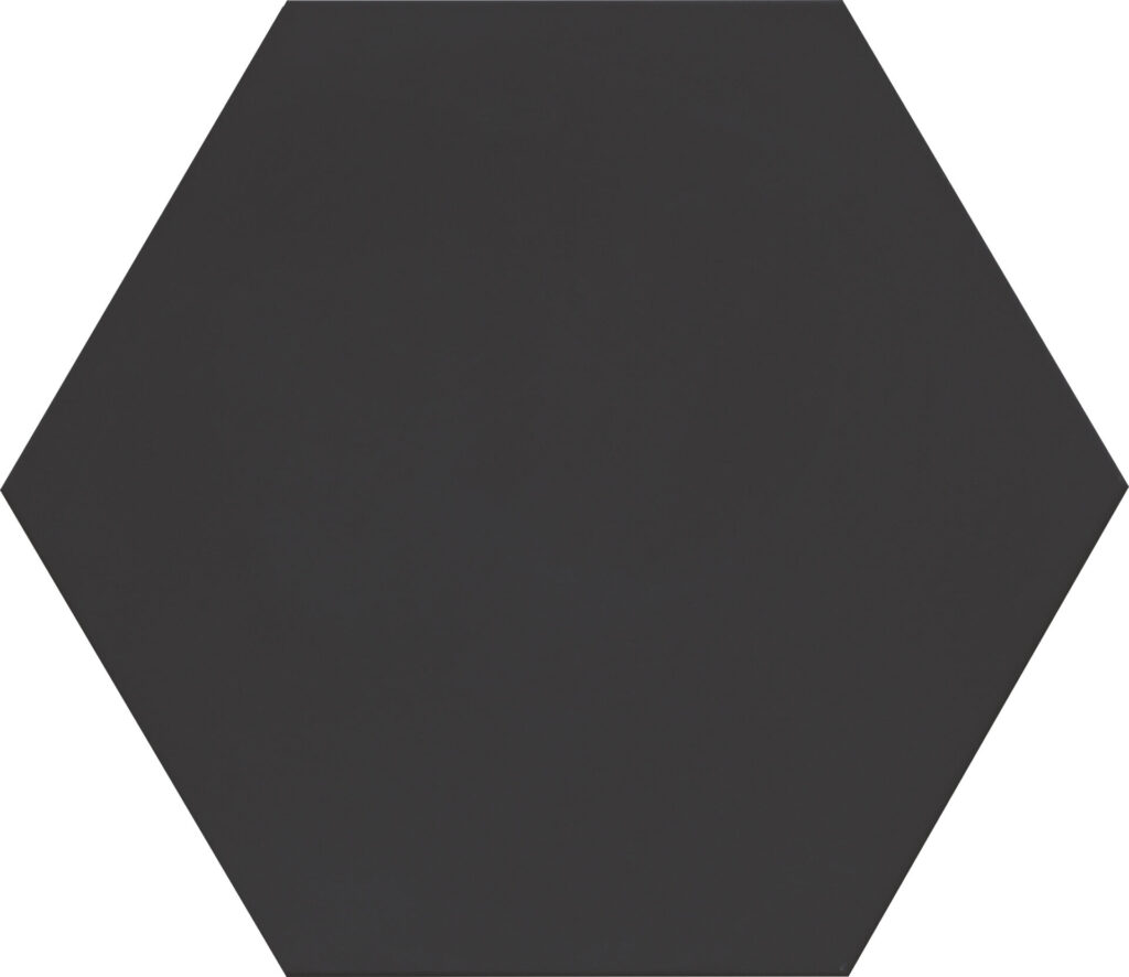Rhythm 19x22 Hexagon Black