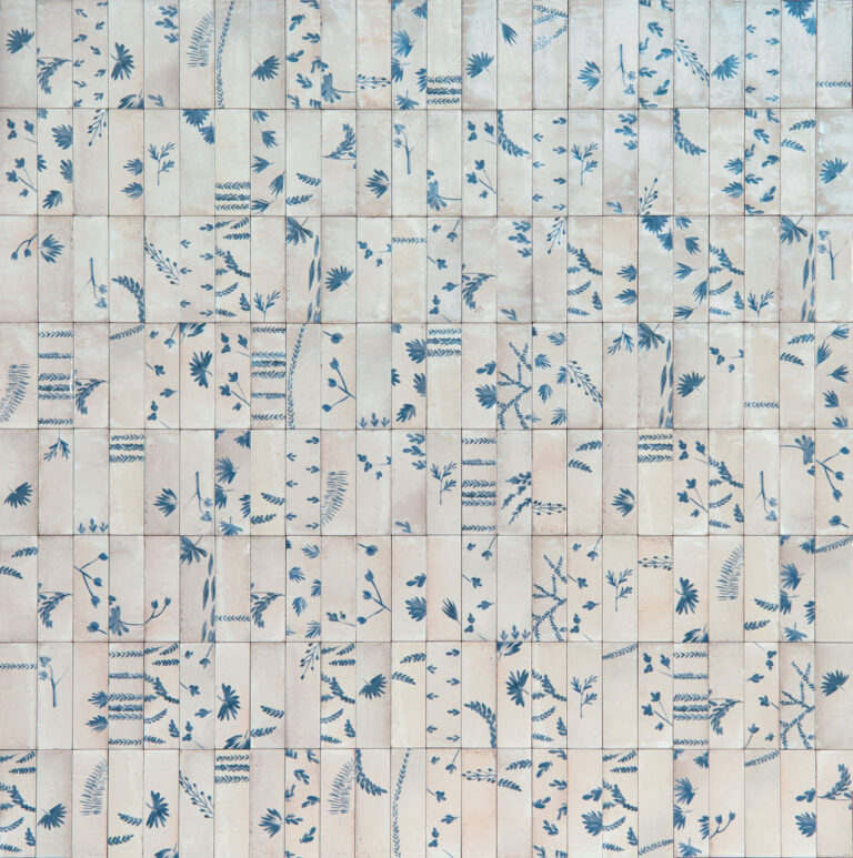 Rice Natural Deco Leaf Rectangle