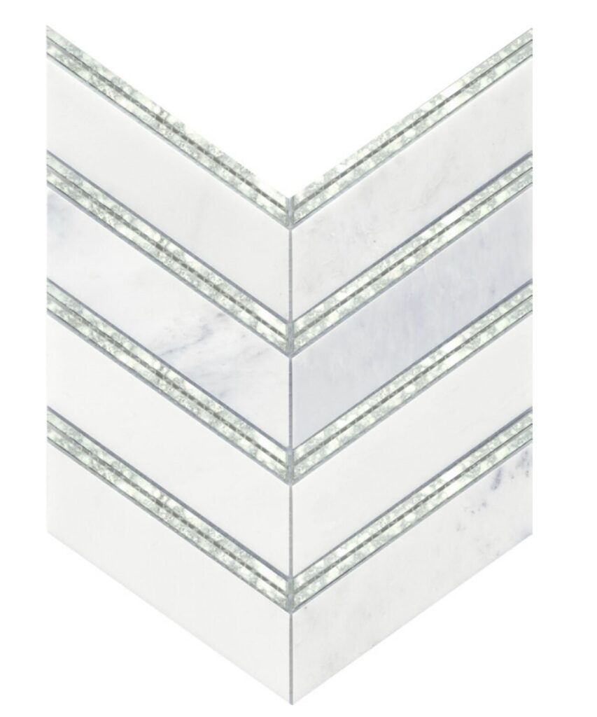 Intrigue™ Chevron Mosaic Mirror