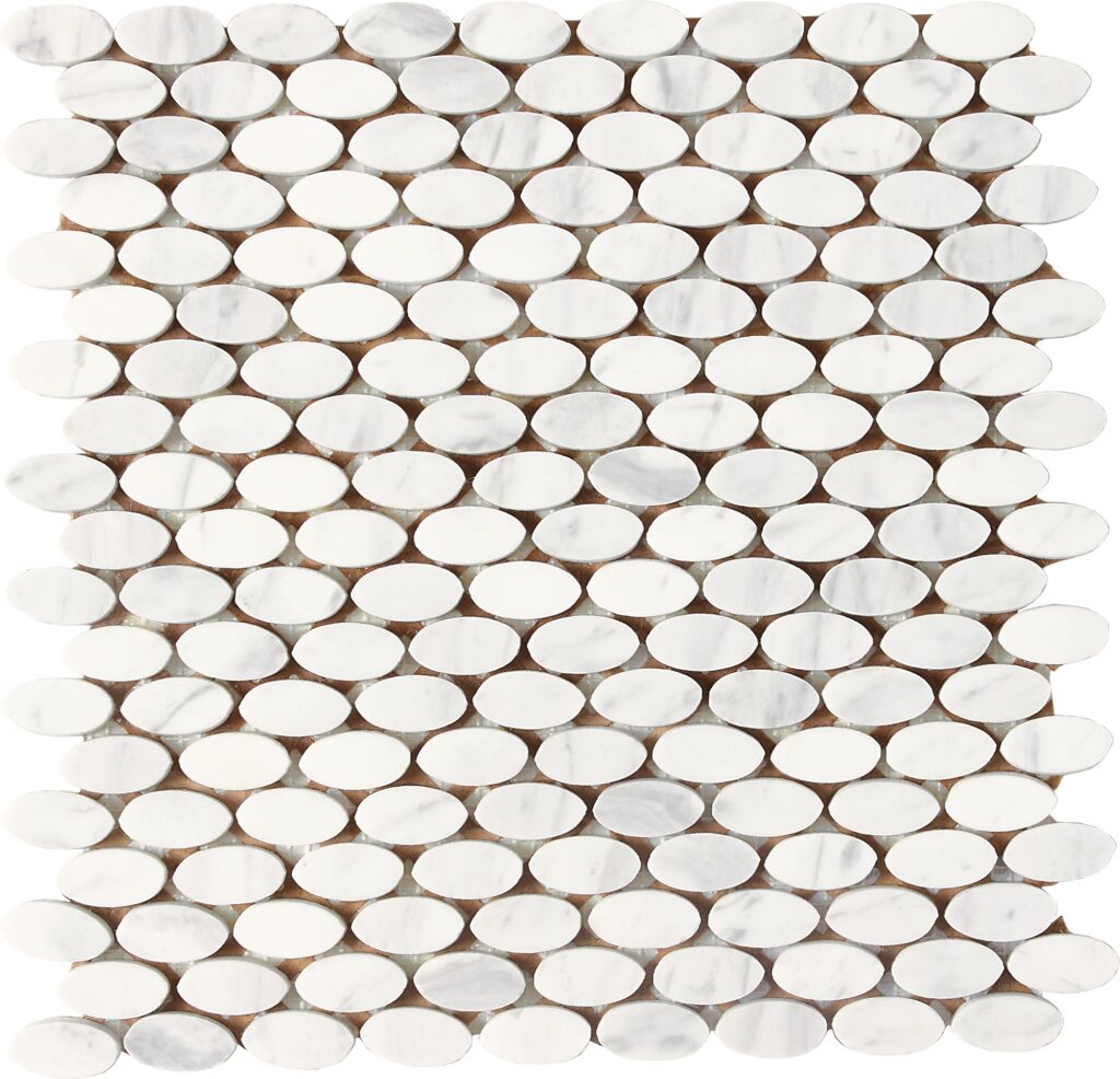 Stone a la Mod Contempo White Oval