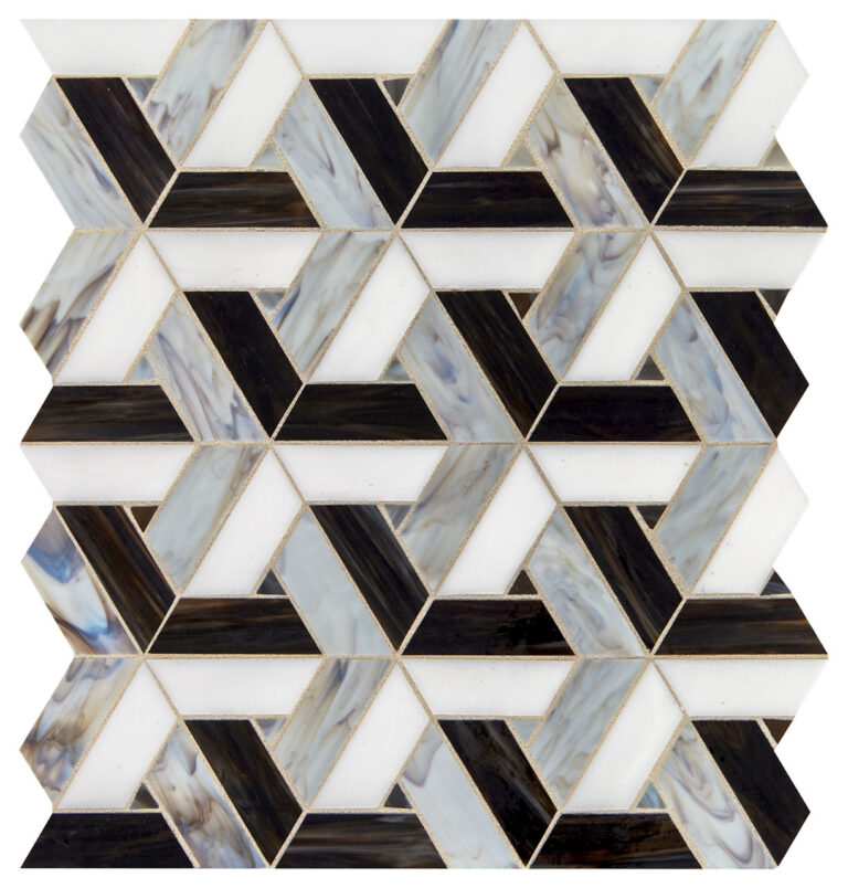 Vivify Trapezoid Mosaic Midnight Dream