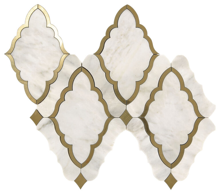 White And Brass Baroque