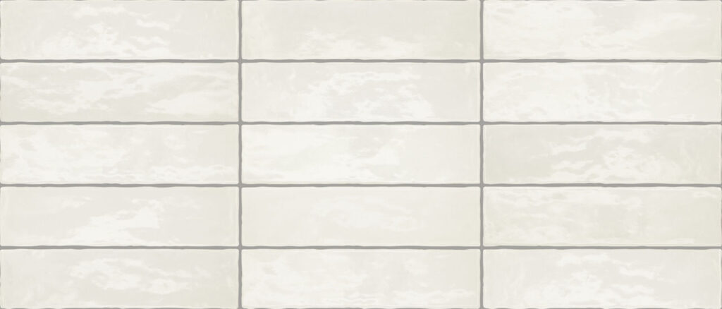 Zellige Neo Rectangle Hand Crafted gesso grid