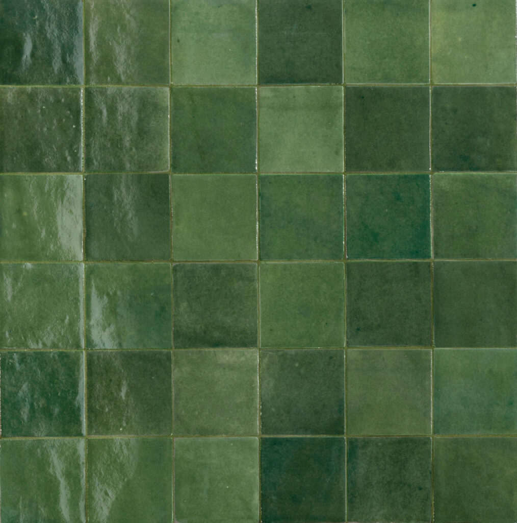 Zellige Neo Square Undulated Bosco