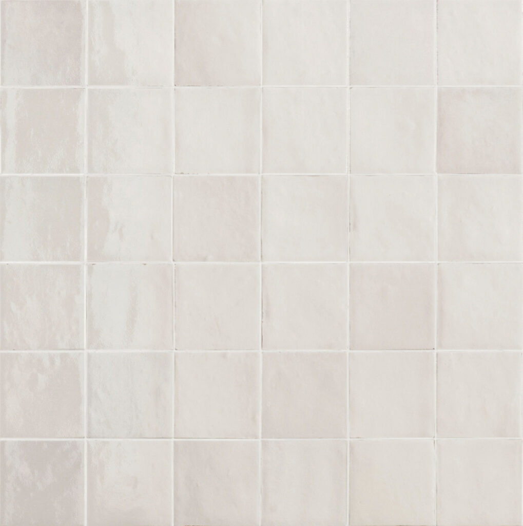 Zellige Neo Square Undulated Gesso