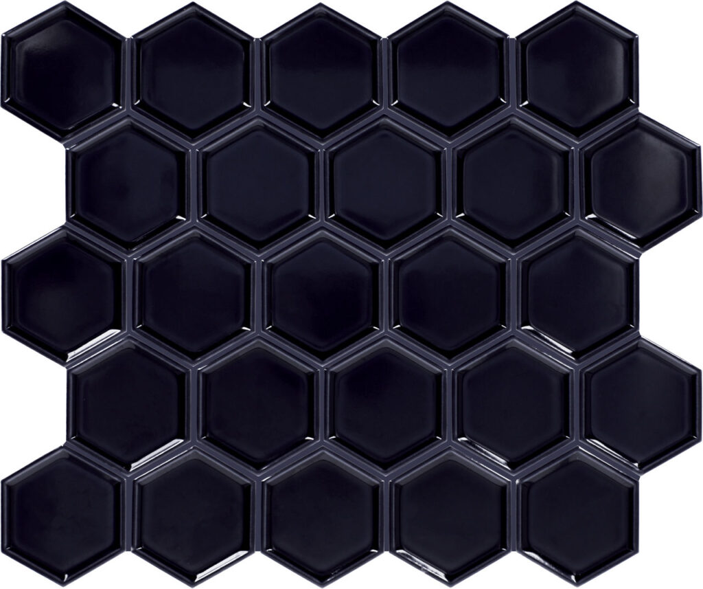 Artefino Jewel Framed Hexagon Obsidian