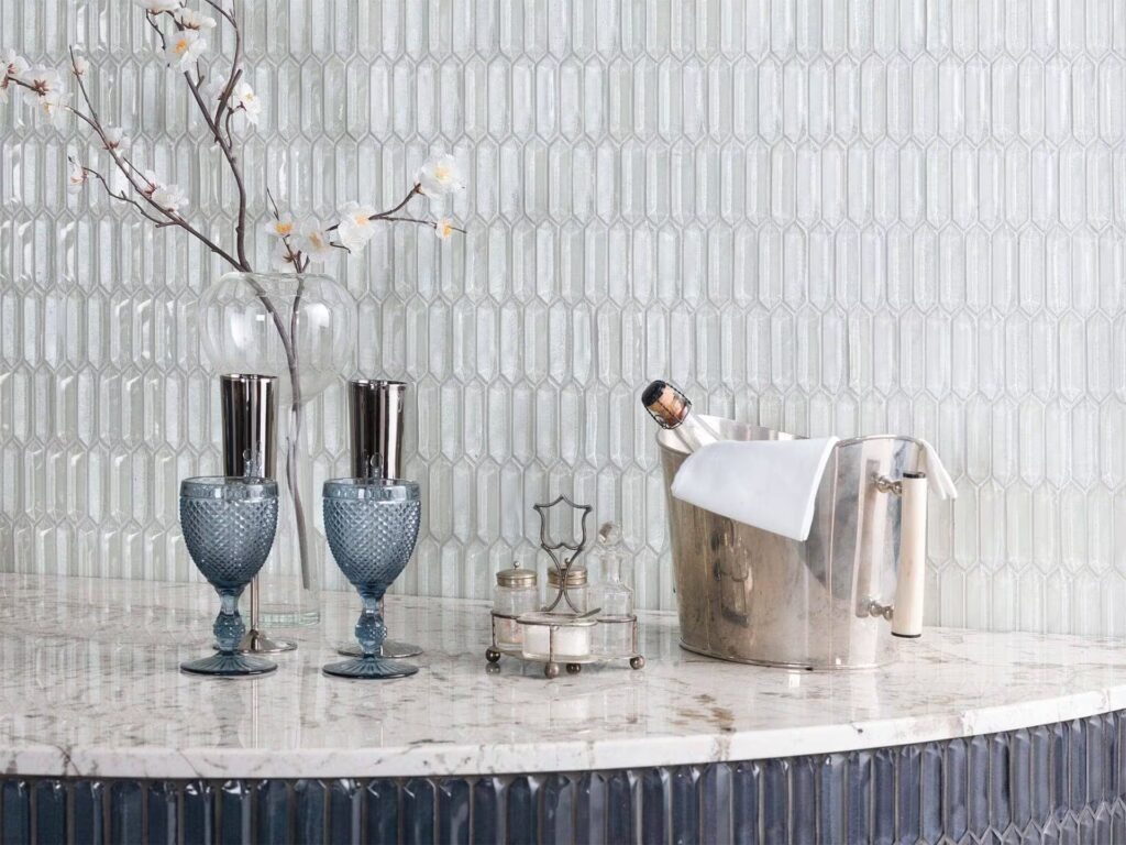 Crystal Cream 14X12 cream and black wall sample