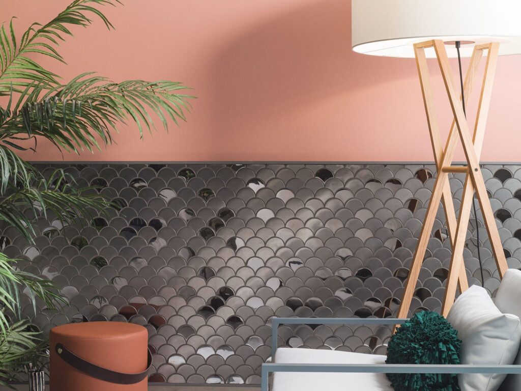 Drop Anthracite 12X12 wall sample