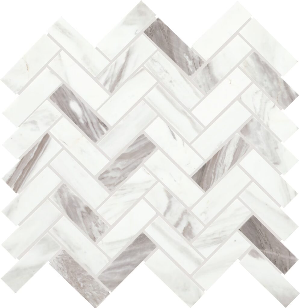 Eclessia Marble 1 x 3 Herringbone Honed Volakas