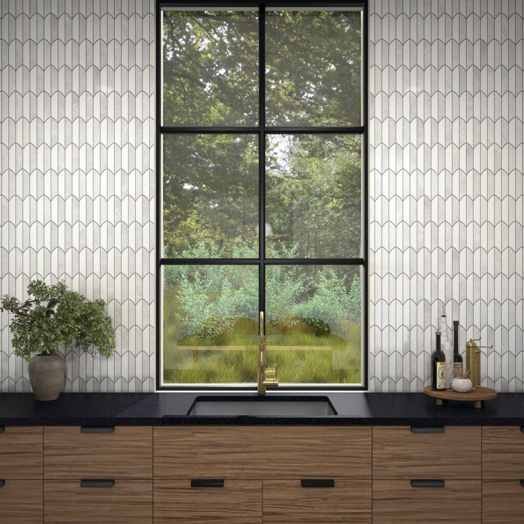 Eclessia Marble Blend Feather Polished cristallo sample