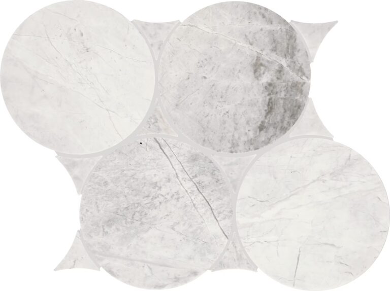 Eclessia Marble Cristallo Circle Mosaic