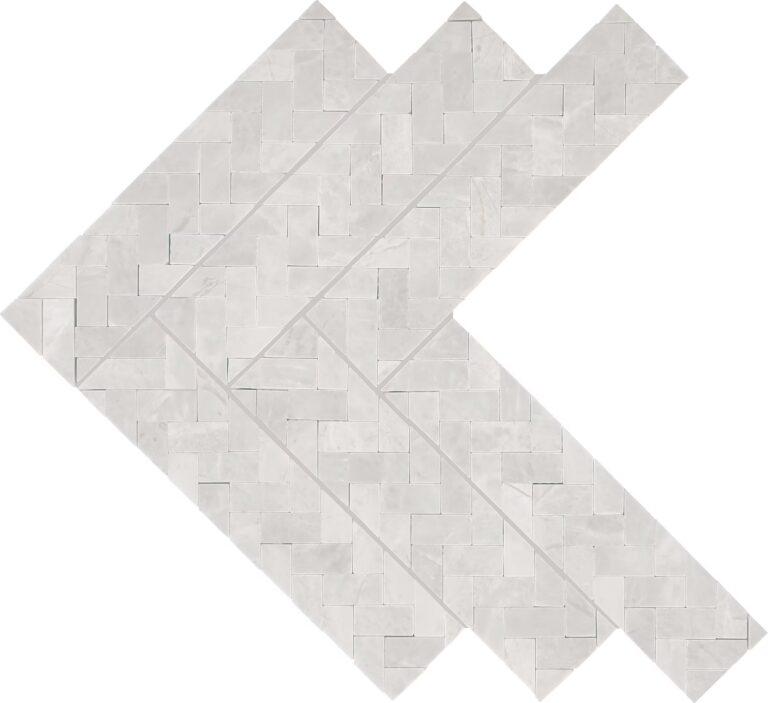 Eclessia Marble Double Herringbone Polished Cristallo