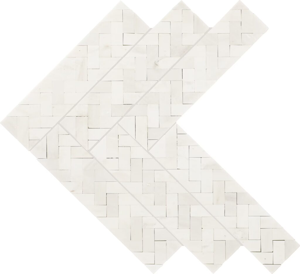 Eclessia Marble Double Herringbone Polished Pacifica