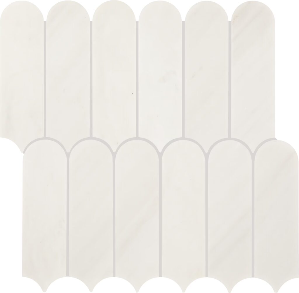 Eclessia Marble Elongated Fan Polished Pacifica