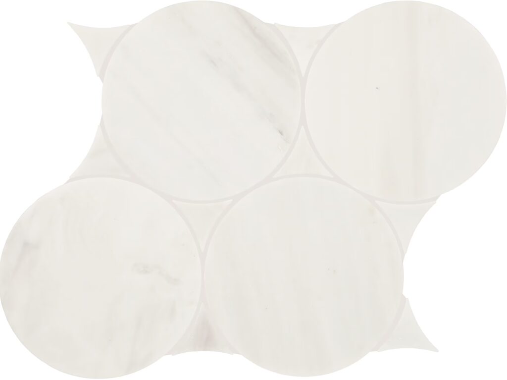 Eclessia Marble Pacifica Circle Mosaic