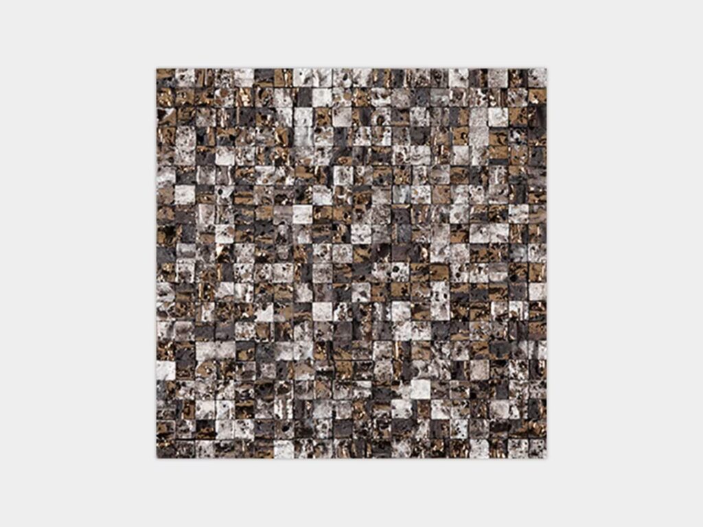 Elite Lava Stone Mix Gold White 12X12