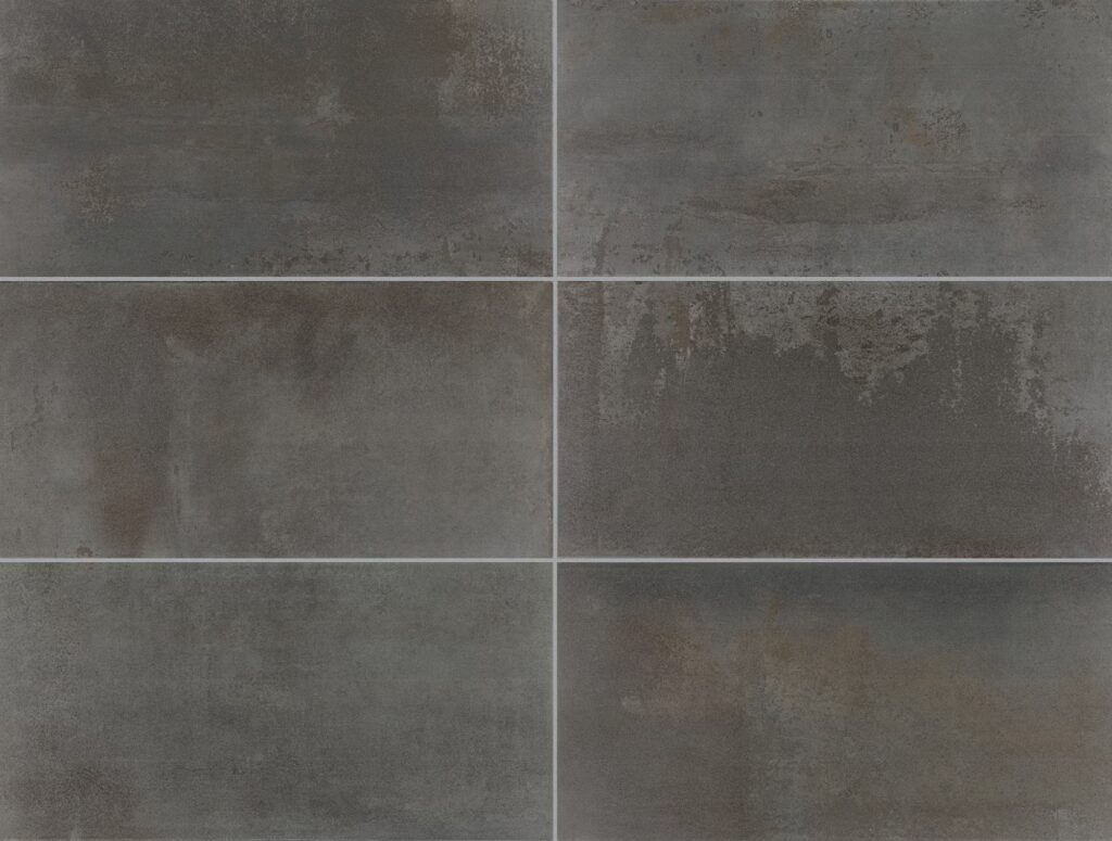 Emergent 24 x 48 Light Polish Iron sample