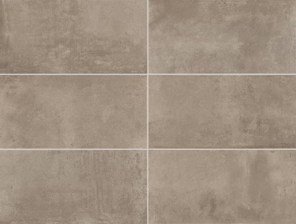 Emergent 24 x 48 Light Polish pewter sample