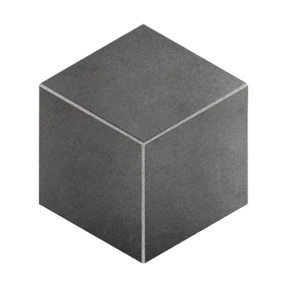 Emergent 3D Cube Light Polish Titanium