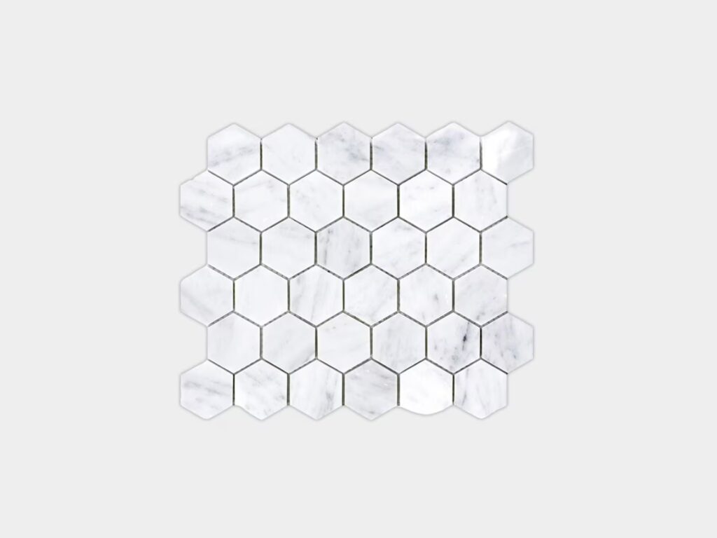 Essential Hexagon Carrara Polished 12X10