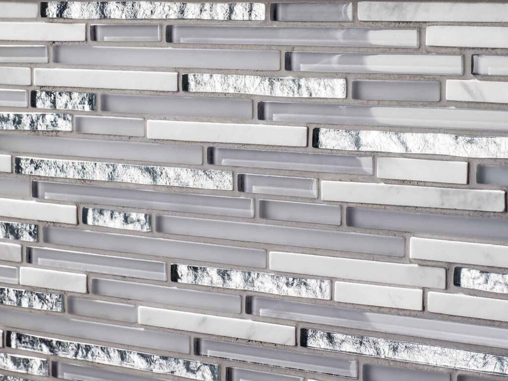 Eternity Ministrip White 12X12 wall sample
