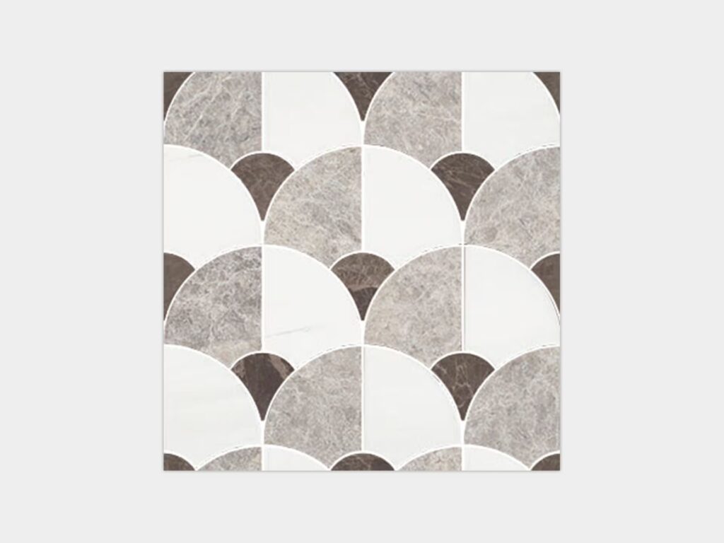 Figure Shell Dark 12X12